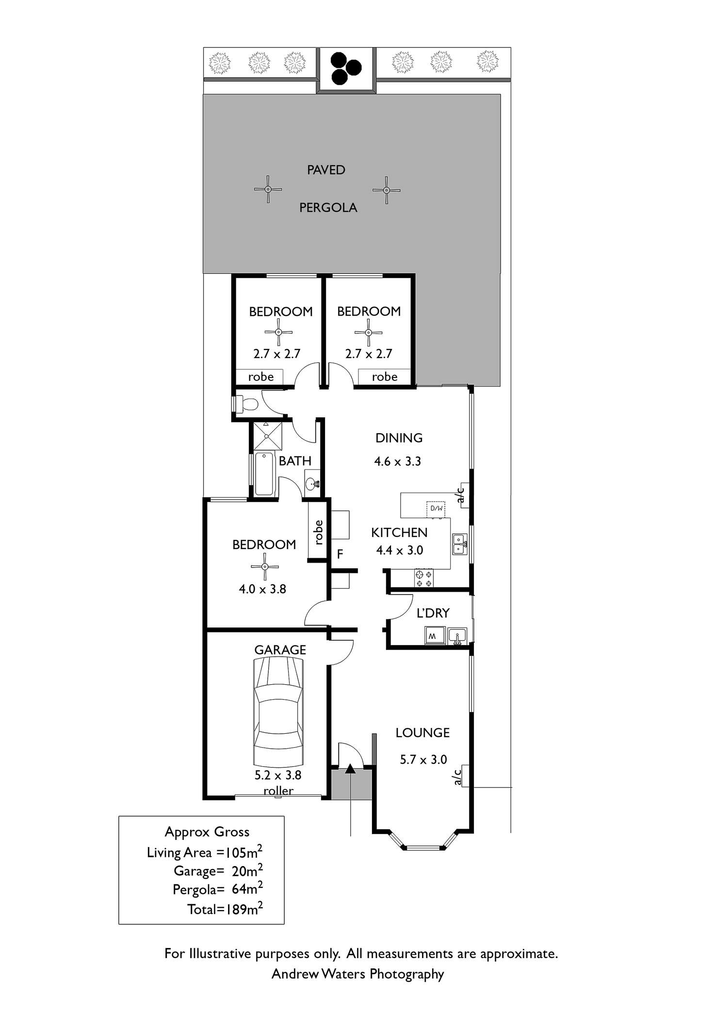 Floorplan of Homely house listing, 9 Hallett Boulevard, Allenby Gardens SA 5009