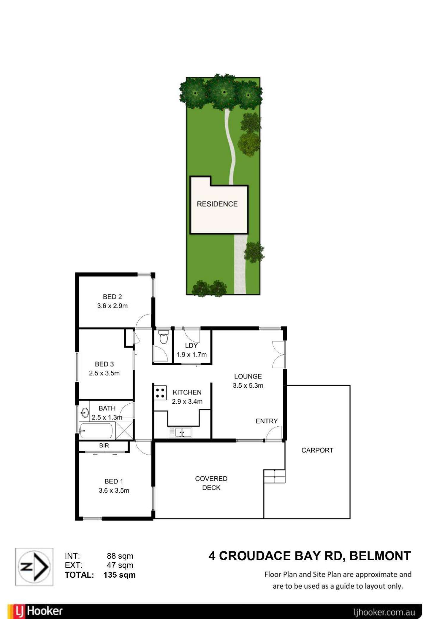 Floorplan of Homely house listing, 4 Croudace Bay Road, Belmont NSW 2280