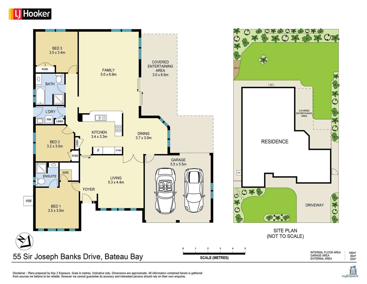 Floorplan of Homely house listing, 55 Sir Joseph Banks Drive, Bateau Bay NSW 2261