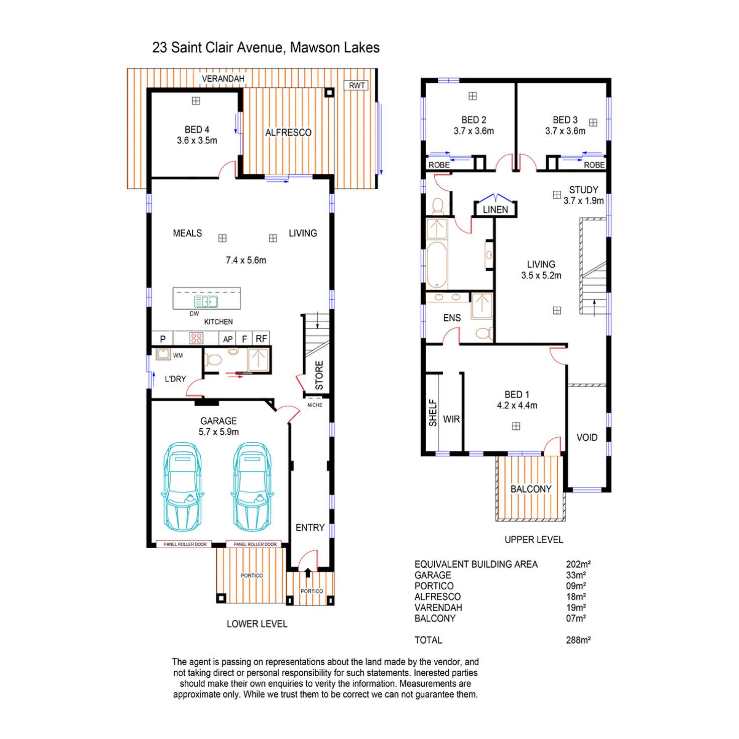 Floorplan of Homely house listing, 23 St Clair Avenue, Mawson Lakes SA 5095