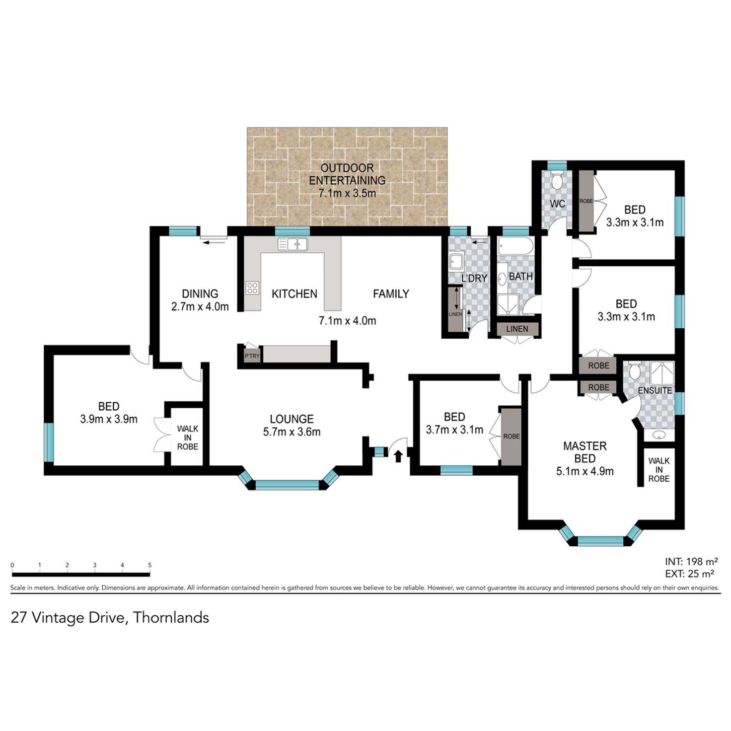 Floorplan of Homely house listing, 27 Vintage Drive, Thornlands QLD 4164