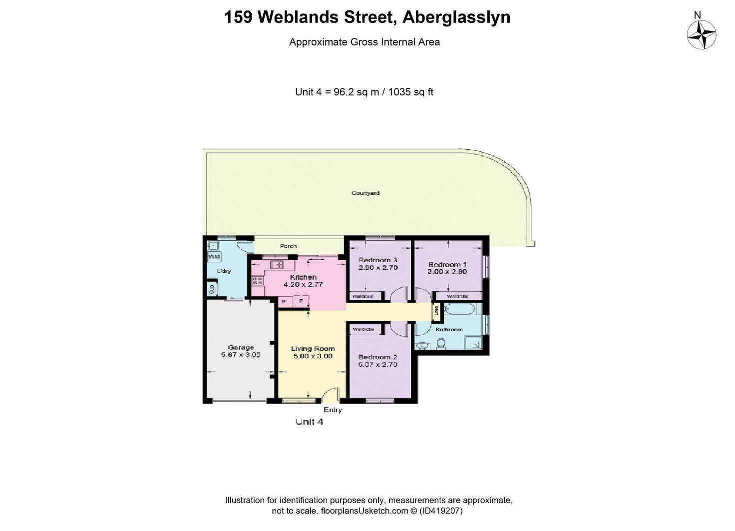 Floorplan of Homely villa listing, 4/159 Weblands Street, Aberglasslyn NSW 2320
