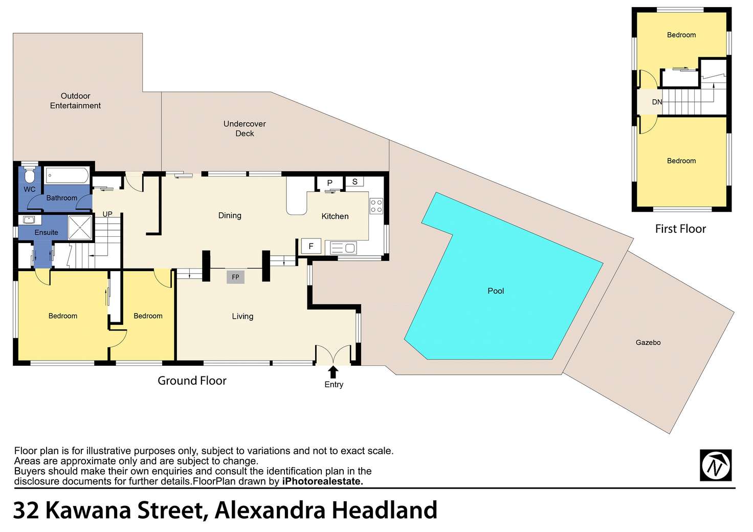 Floorplan of Homely house listing, 32 Kawana Street, Alexandra Headland QLD 4572