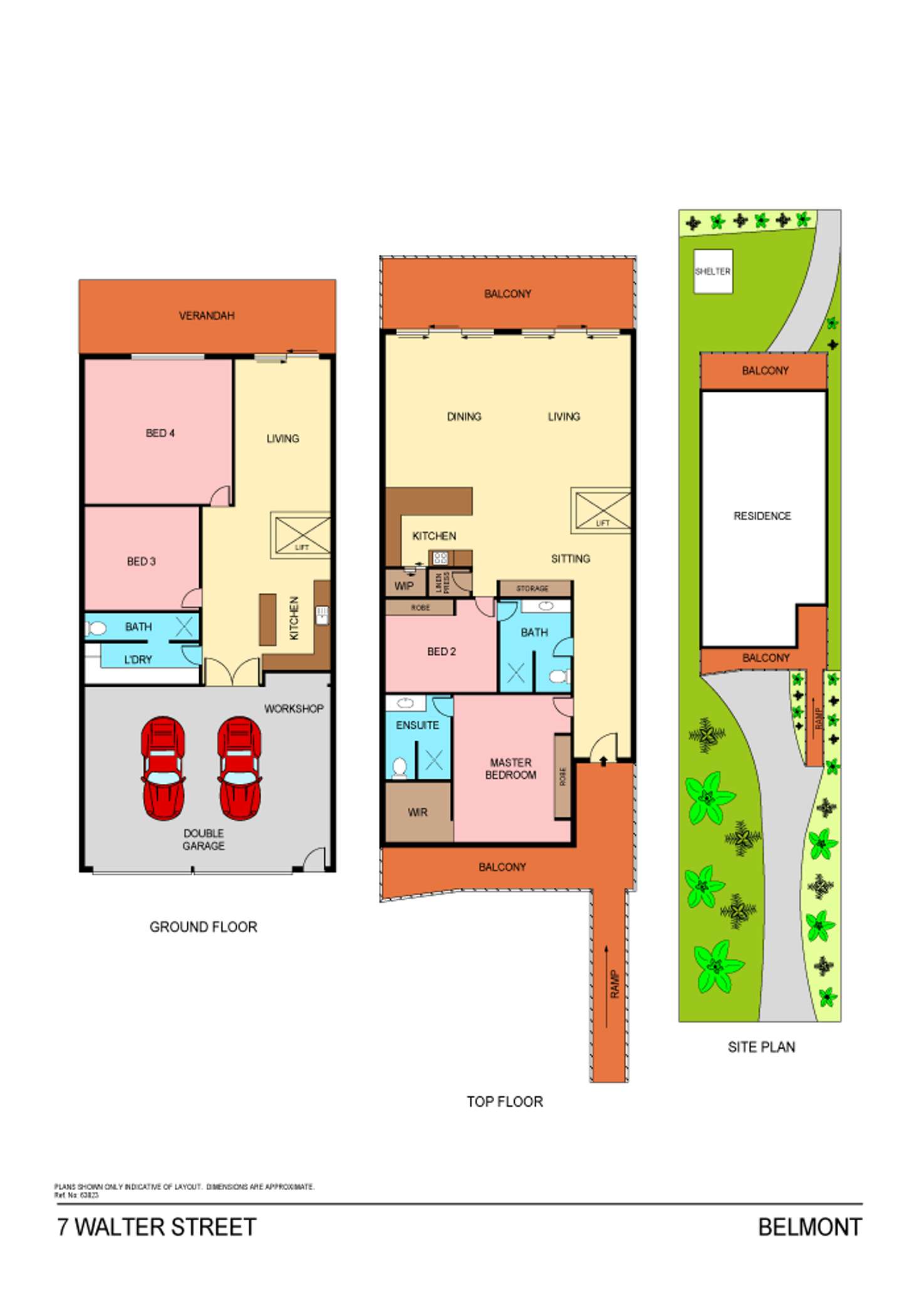Floorplan of Homely house listing, 7 Walter Street, Belmont NSW 2280