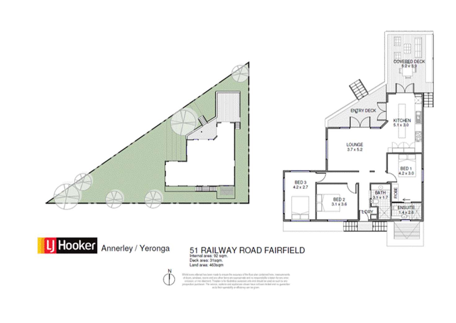 Floorplan of Homely house listing, 51 Railway Road, Fairfield QLD 4103