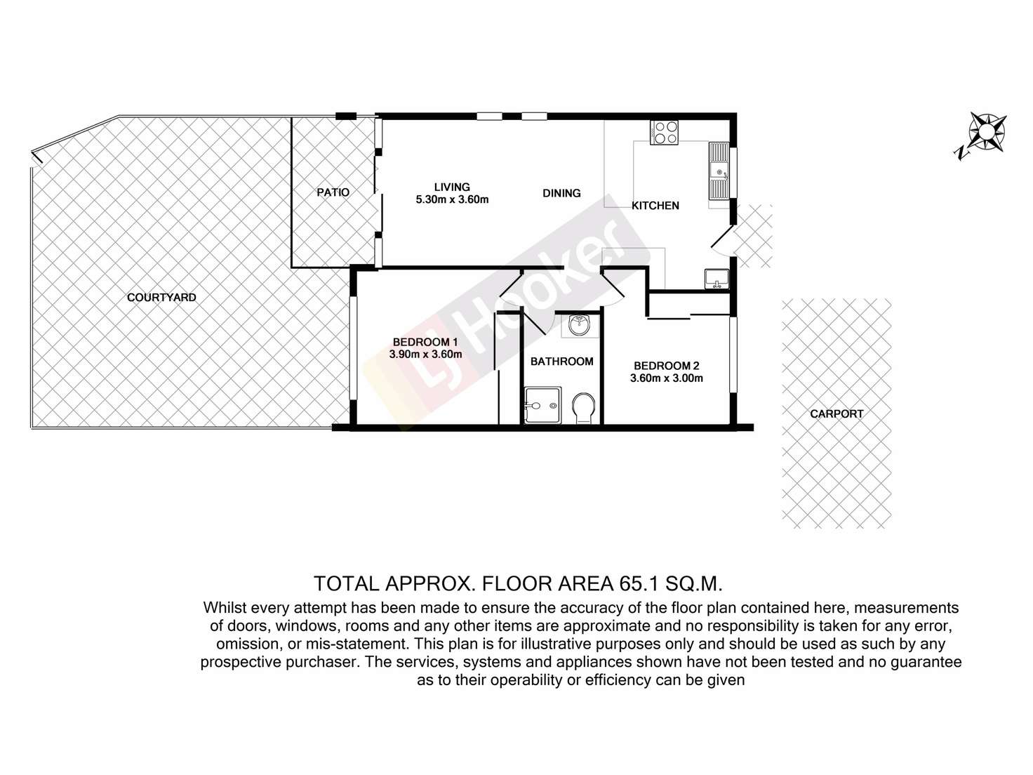 Floorplan of Homely unit listing, 1/16 Silkwood Street, Algester QLD 4115