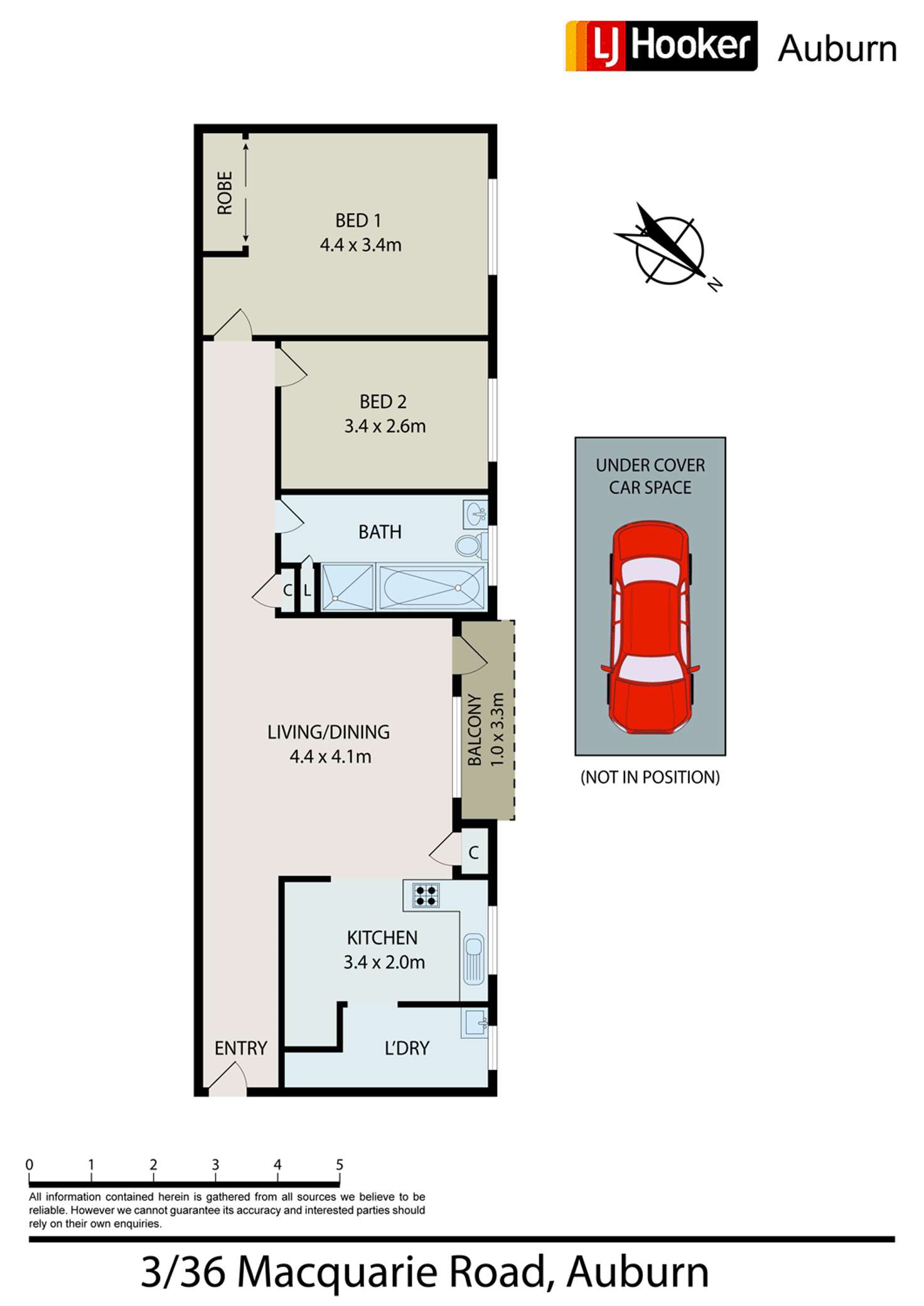 Floorplan of Homely apartment listing, 3/36 Macquarie Rd, Auburn NSW 2144