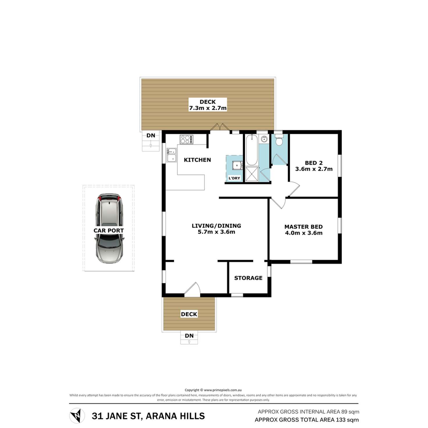Floorplan of Homely house listing, 31 Jane Street, Arana Hills QLD 4054