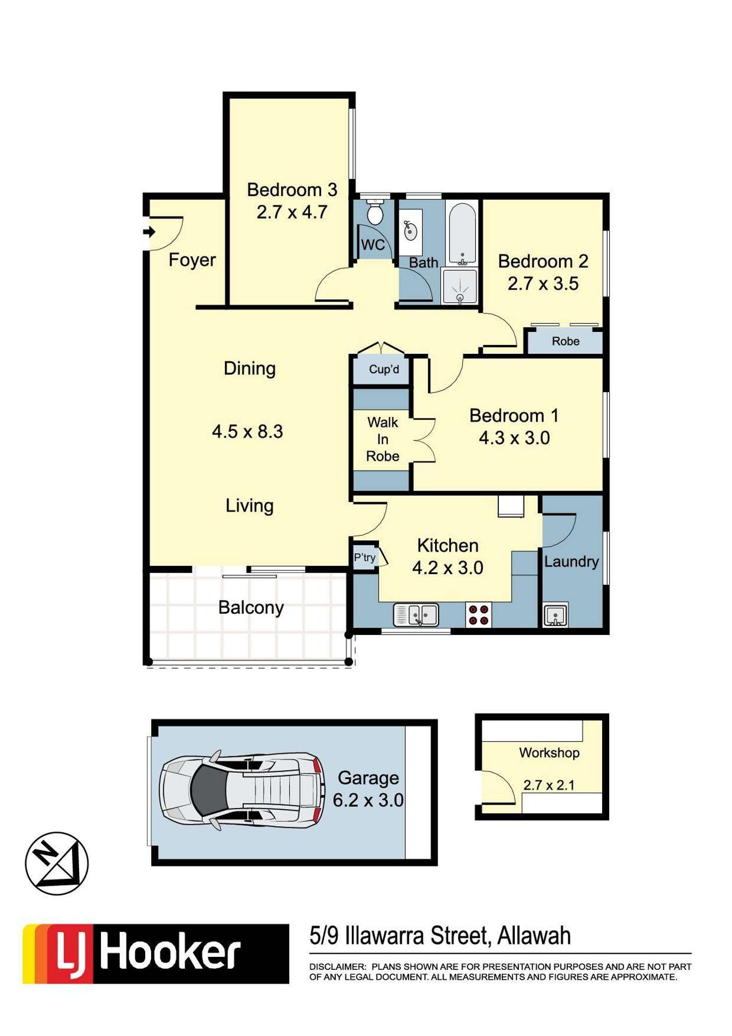 Floorplan of Homely apartment listing, 5/9-11 Illawarra Street, Allawah NSW 2218