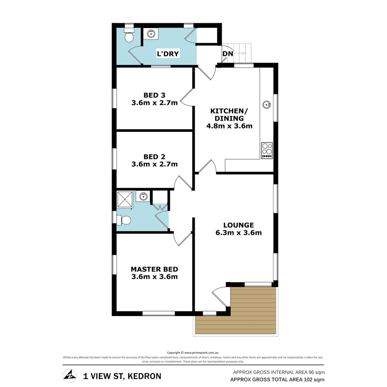 Floorplan of Homely house listing, 1 View Street, Kedron QLD 4031