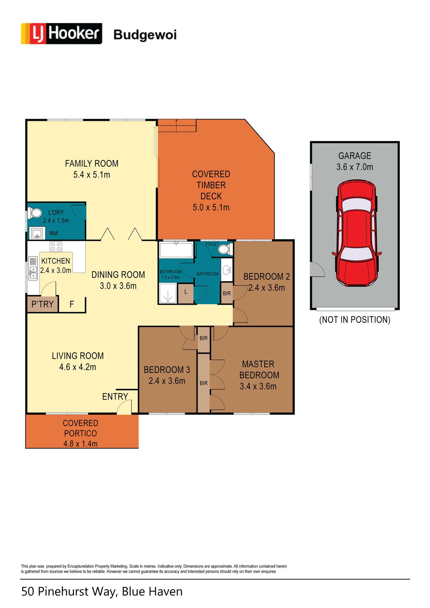 Floorplan of Homely house listing, 50 Pinehurst Way, Blue Haven NSW 2262