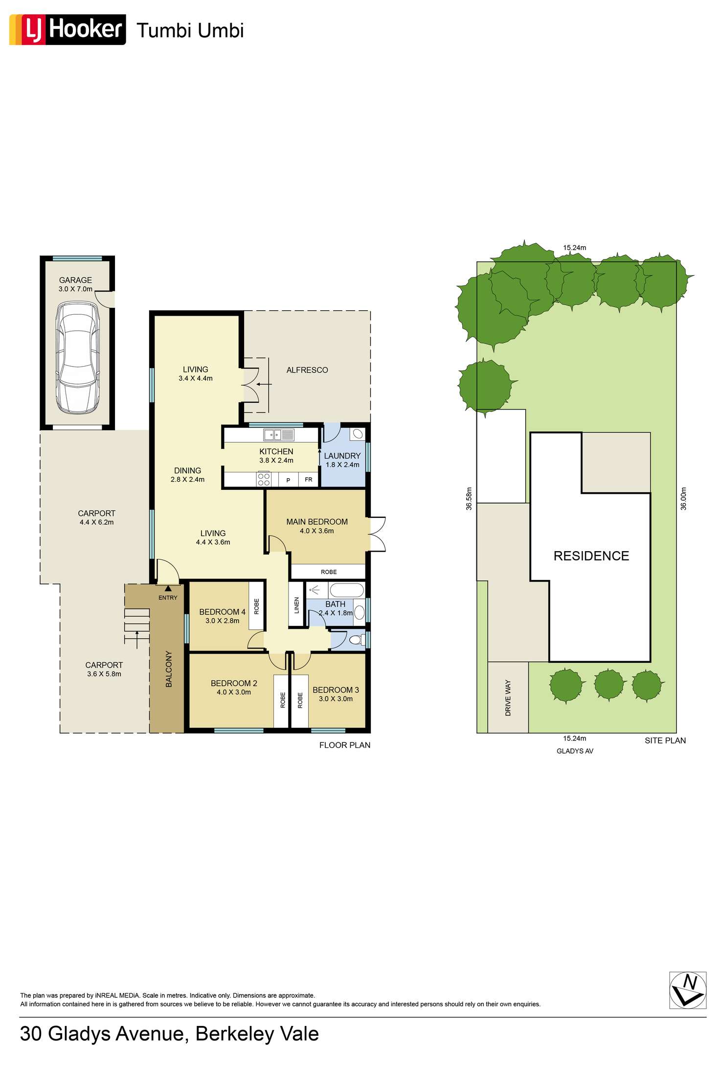 Floorplan of Homely house listing, 30 Gladys Avenue, Berkeley Vale NSW 2261