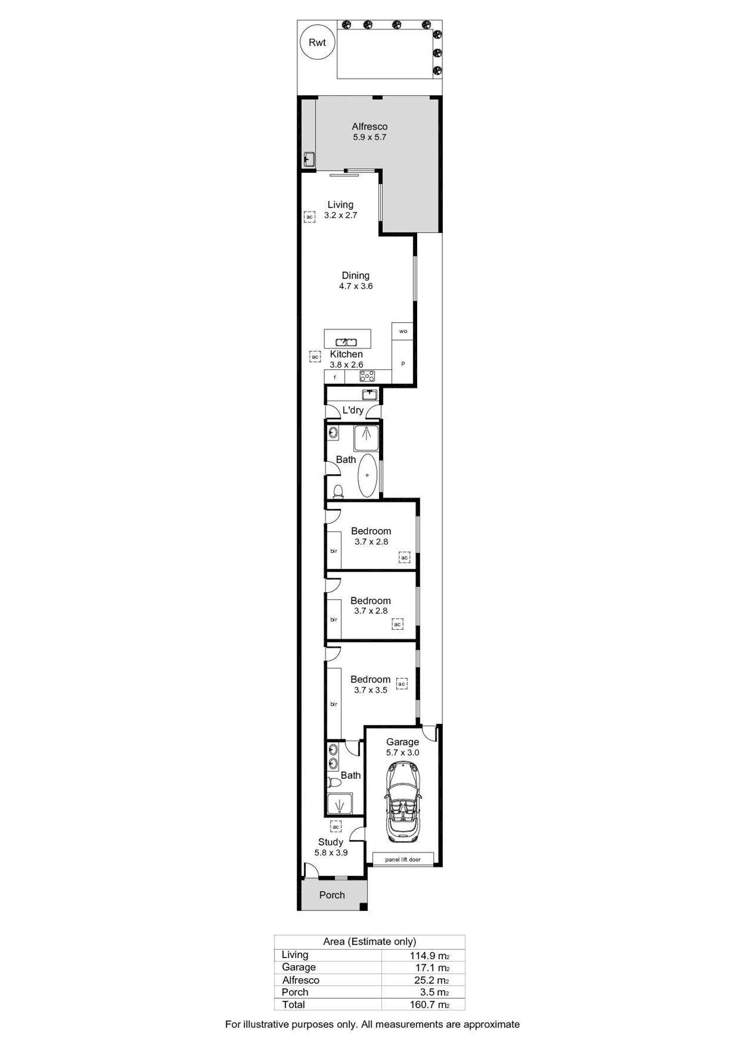 Floorplan of Homely house listing, 55 East Avenue, Allenby Gardens SA 5009