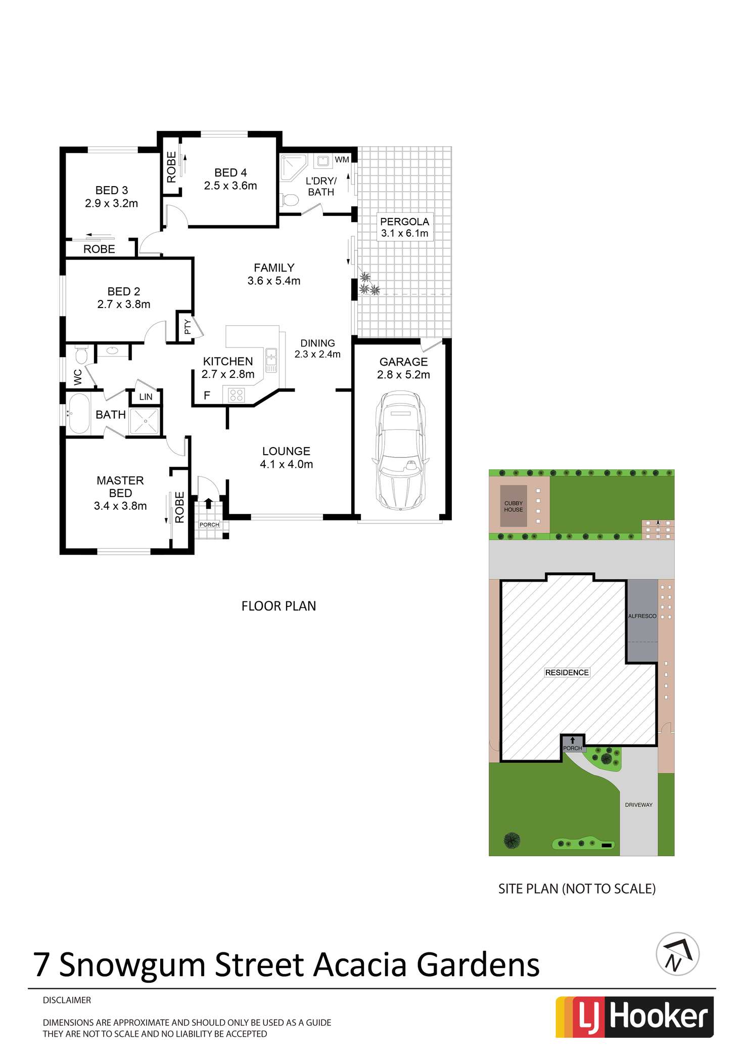 Floorplan of Homely house listing, 7 Snowgum Street, Acacia Gardens NSW 2763