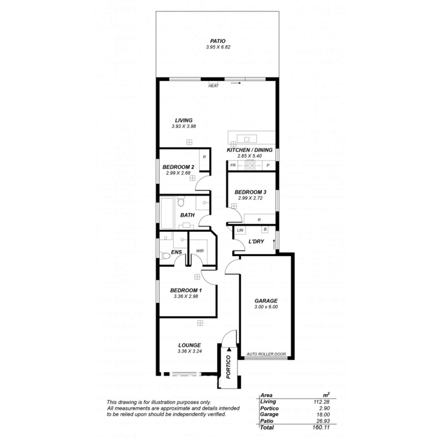 Floorplan of Homely house listing, 6 Lonsdale Crescent, Andrews Farm SA 5114
