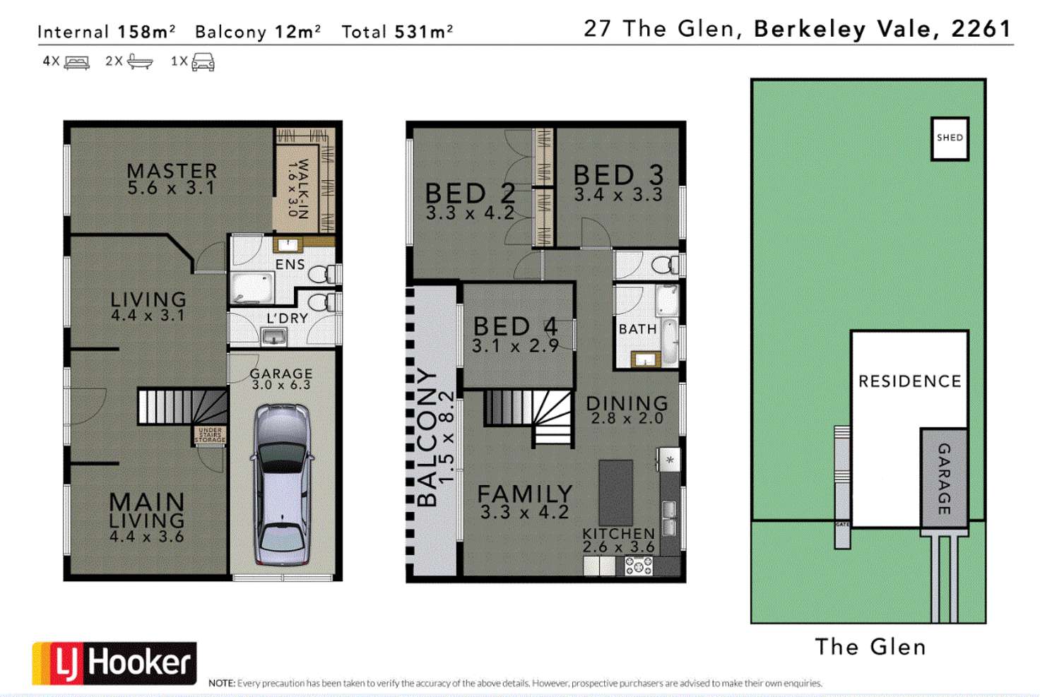 Floorplan of Homely house listing, 27 The Glen, Berkeley Vale NSW 2261