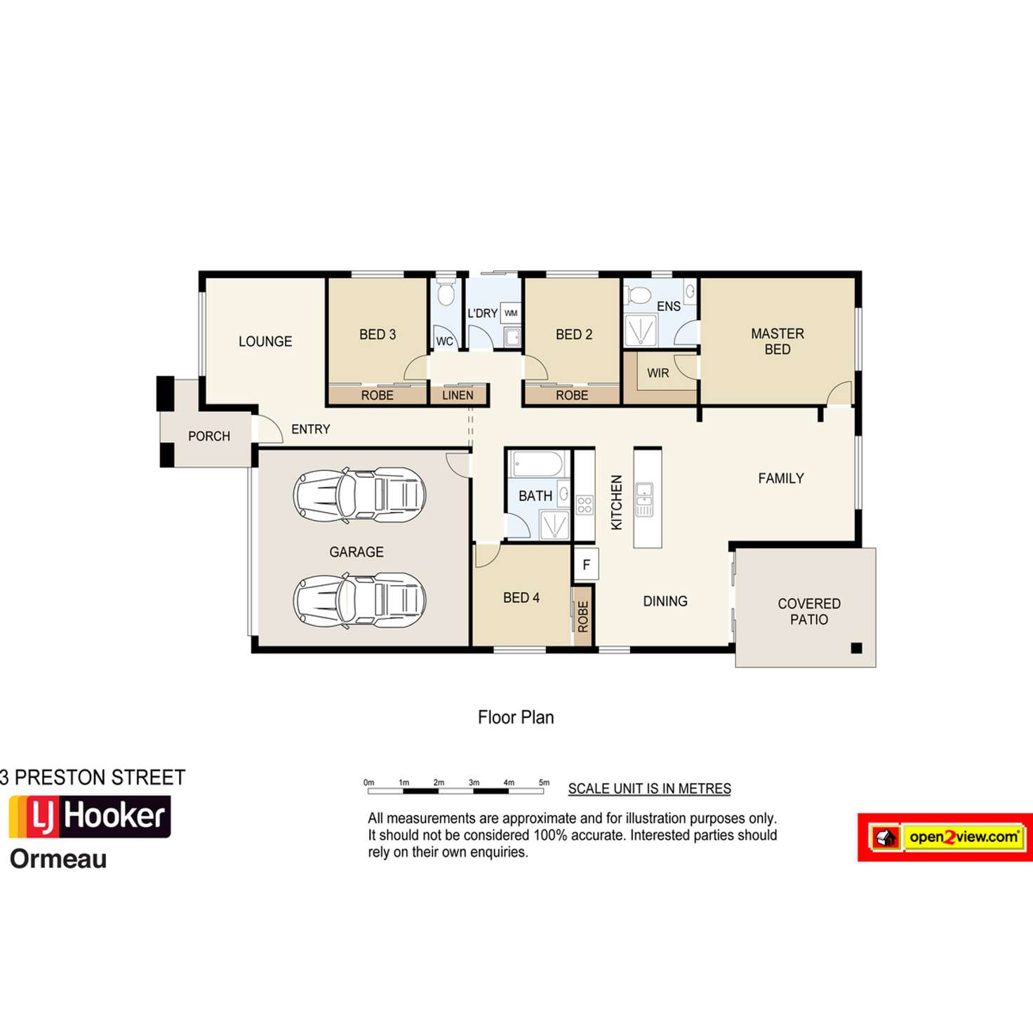 Floorplan of Homely house listing, 3 Preston Street, Ormeau Hills QLD 4208