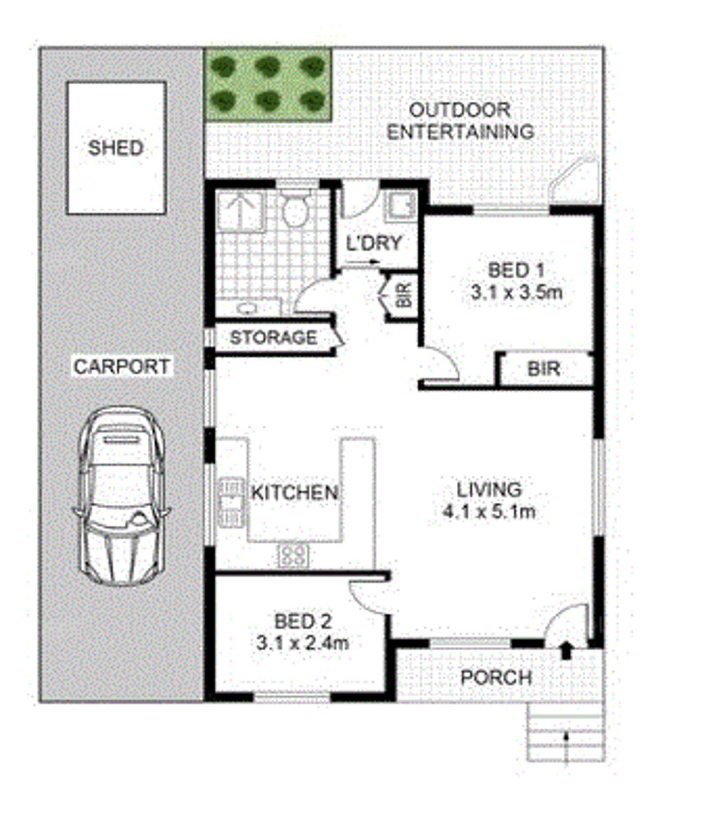 Floorplan of Homely house listing, 148/150 Tall Timbers Road, Chain Valley Bay NSW 2259