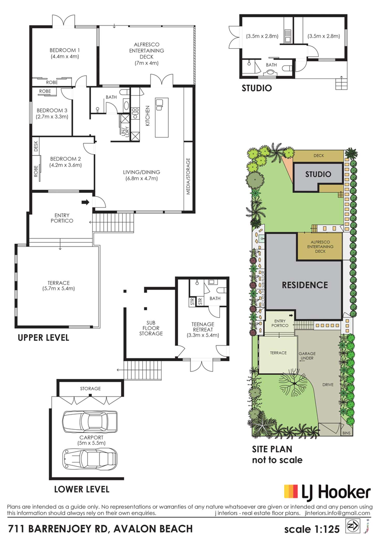 Floorplan of Homely house listing, 711 Barrenjoey Road, Avalon Beach NSW 2107