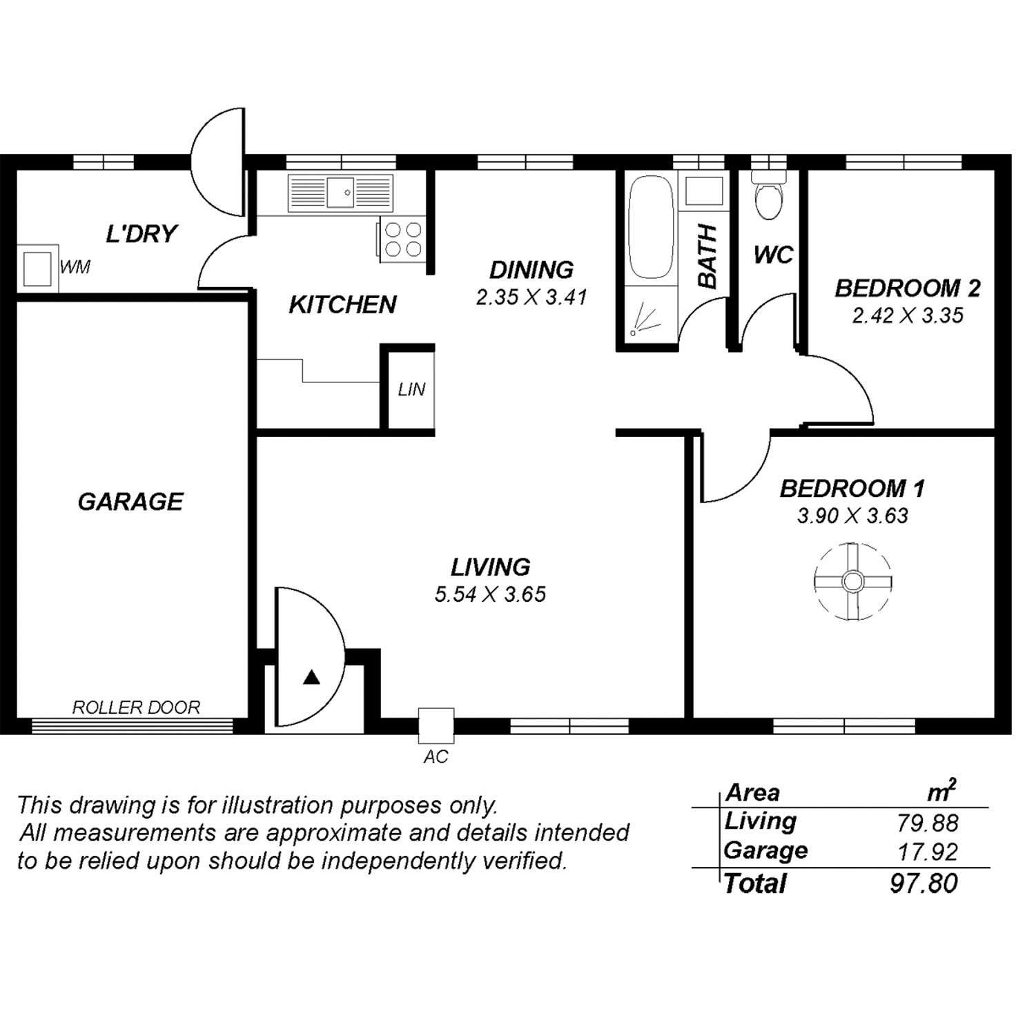 Floorplan of Homely unit listing, 4/29 Forest Avenue, Black Forest SA 5035