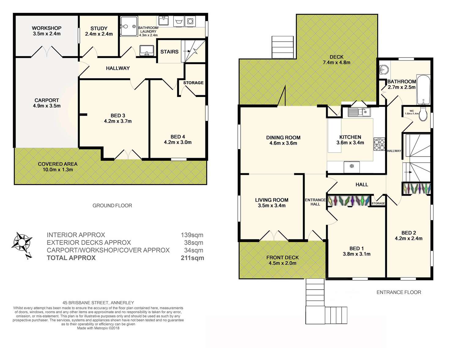 Floorplan of Homely house listing, 45 Brisbane Street, Annerley QLD 4103
