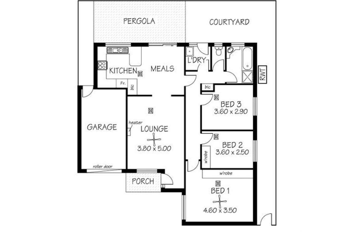 Floorplan of Homely unit listing, 5/42 Adelaide Terrace, Ascot Park SA 5043