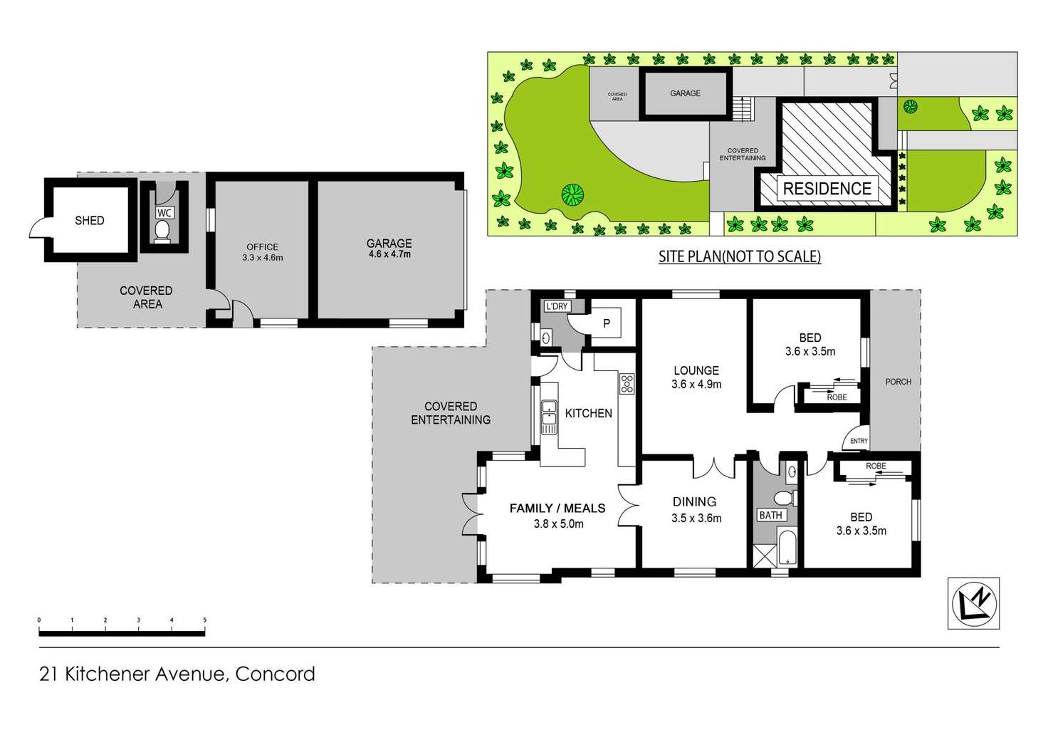 Floorplan of Homely house listing, 21 Kitchener Avenue, Concord NSW 2137