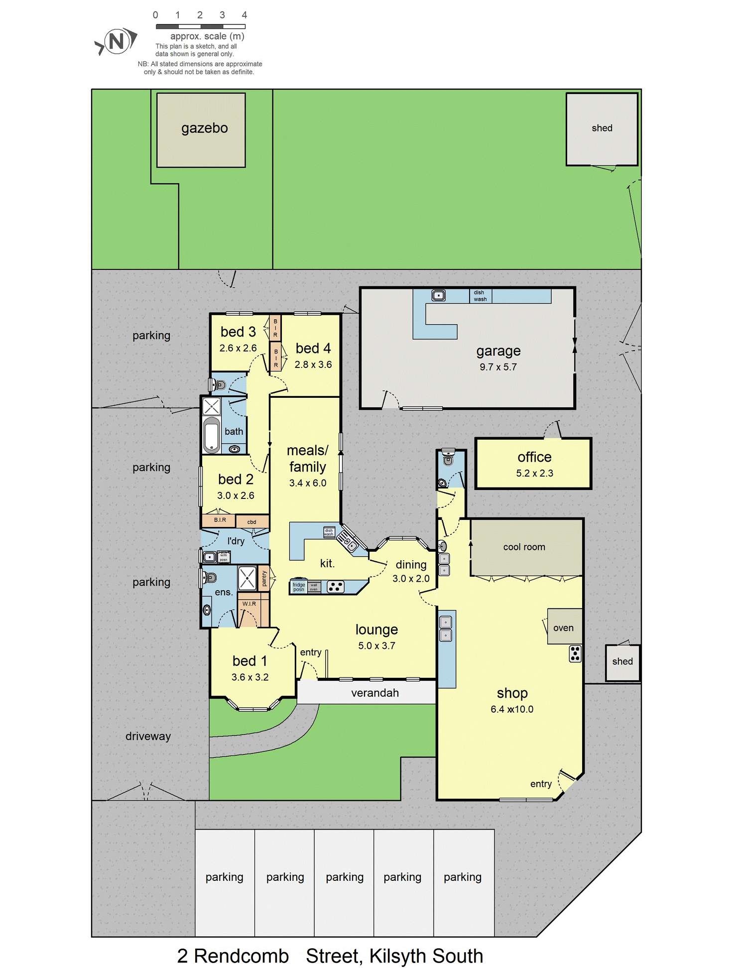 Floorplan of Homely house listing, 2 Rendcomb Street, Kilsyth South VIC 3137