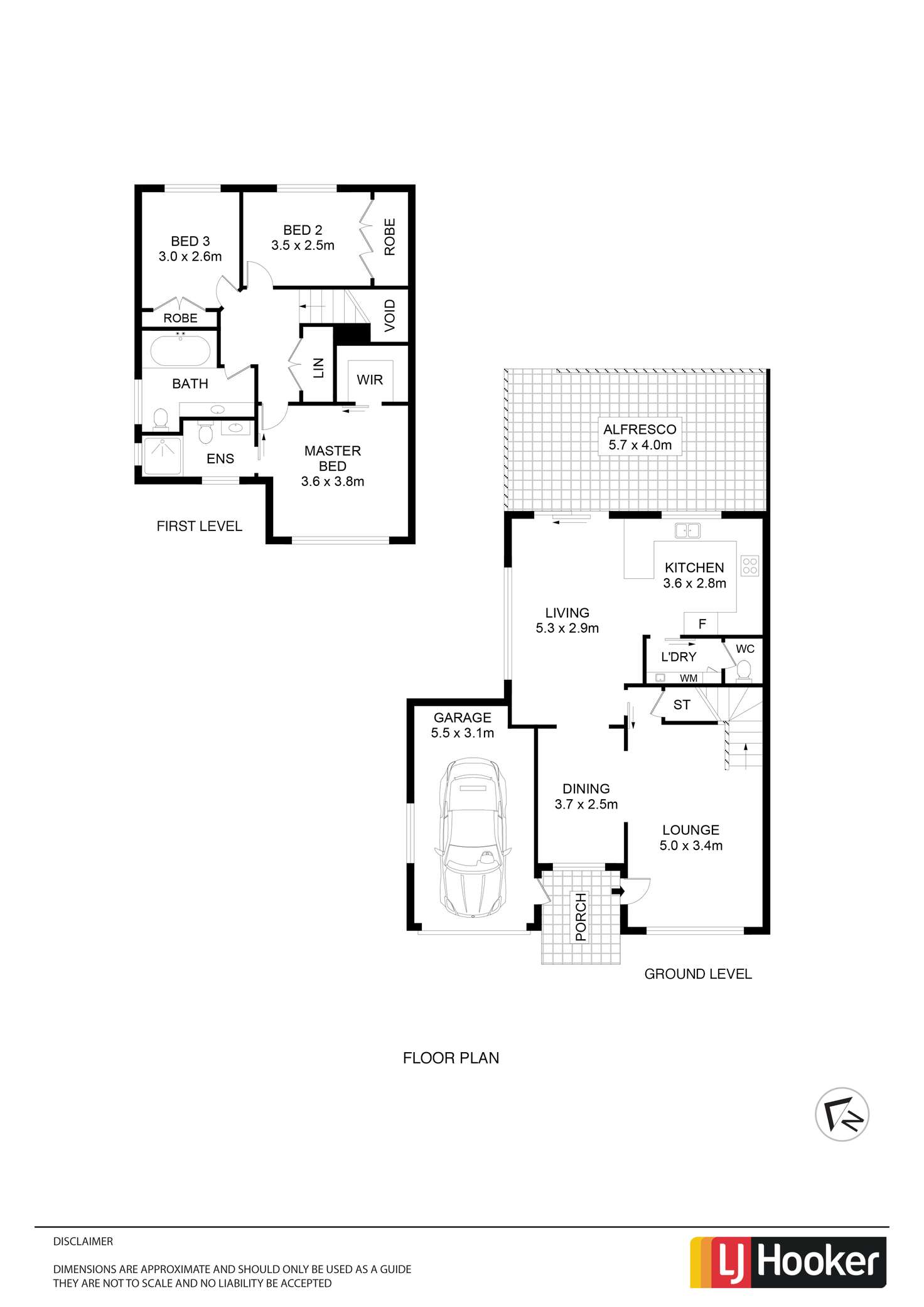 Floorplan of Homely house listing, 194a Ridgecrop Drive, Castle Hill NSW 2154