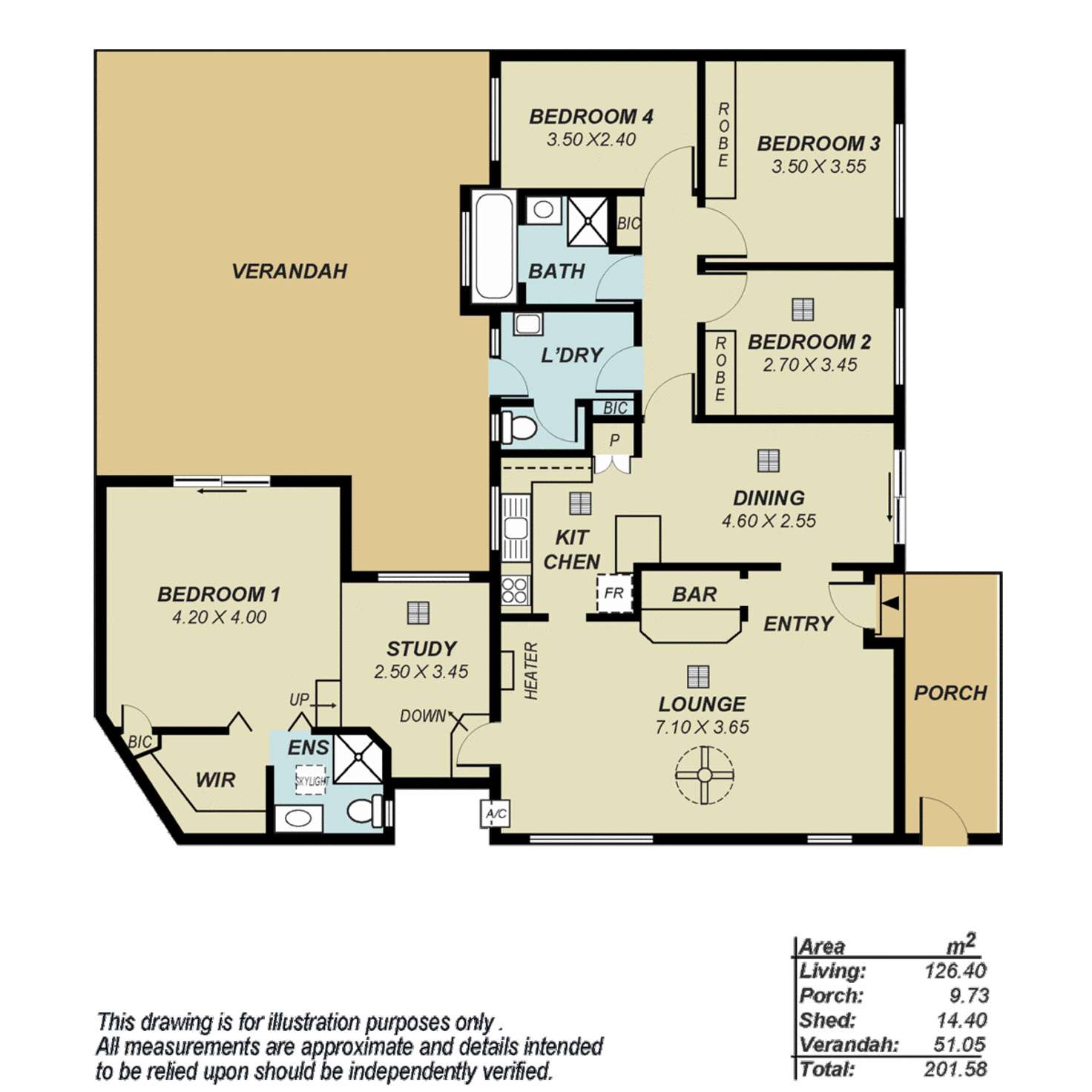 Floorplan of Homely house listing, 3 Annalisa Court, Gulfview Heights SA 5096