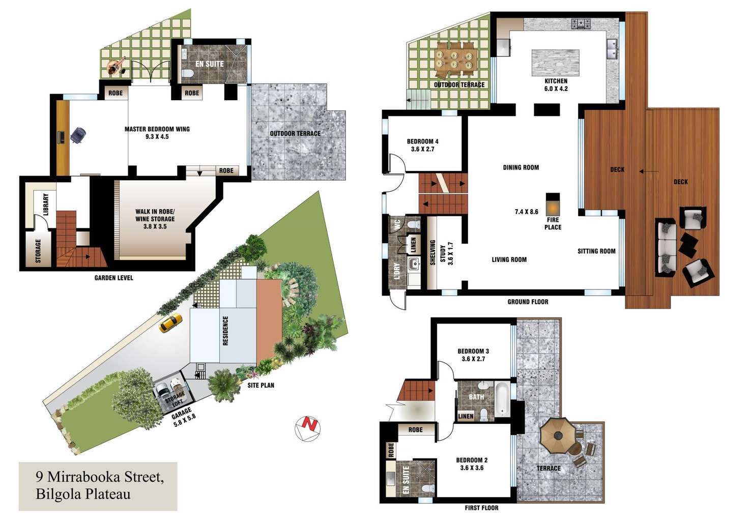 Floorplan of Homely house listing, 9 Mirrabooka Street, Bilgola Plateau NSW 2107