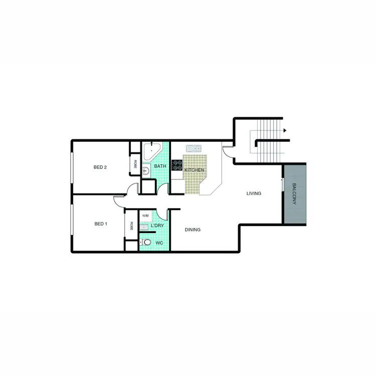 Floorplan of Homely apartment listing, 21/53 Mcmillan Crescent, Griffith ACT 2603