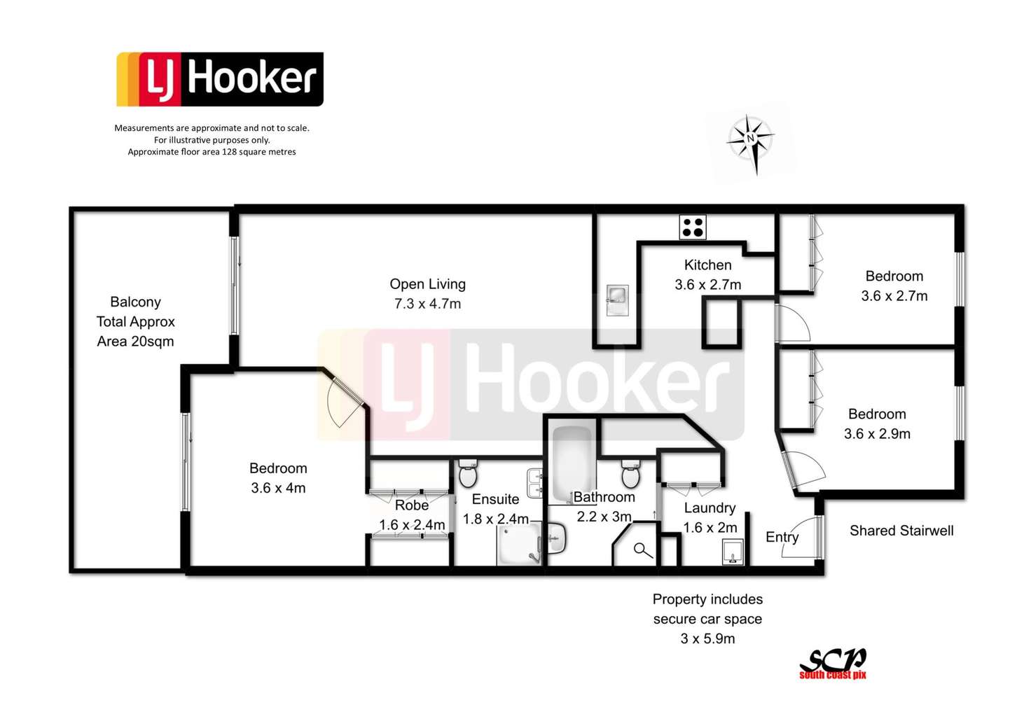 Floorplan of Homely unit listing, 2/30 Pacific Street, Batemans Bay NSW 2536