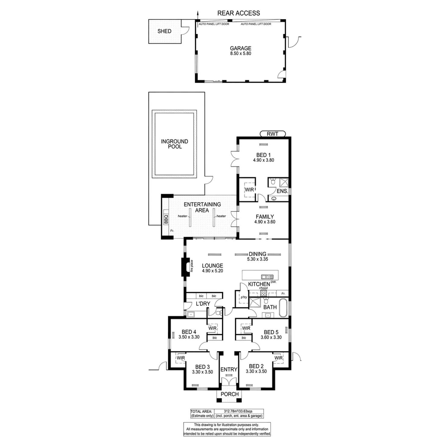 Floorplan of Homely house listing, 55 King George Avenue, Brighton SA 5048