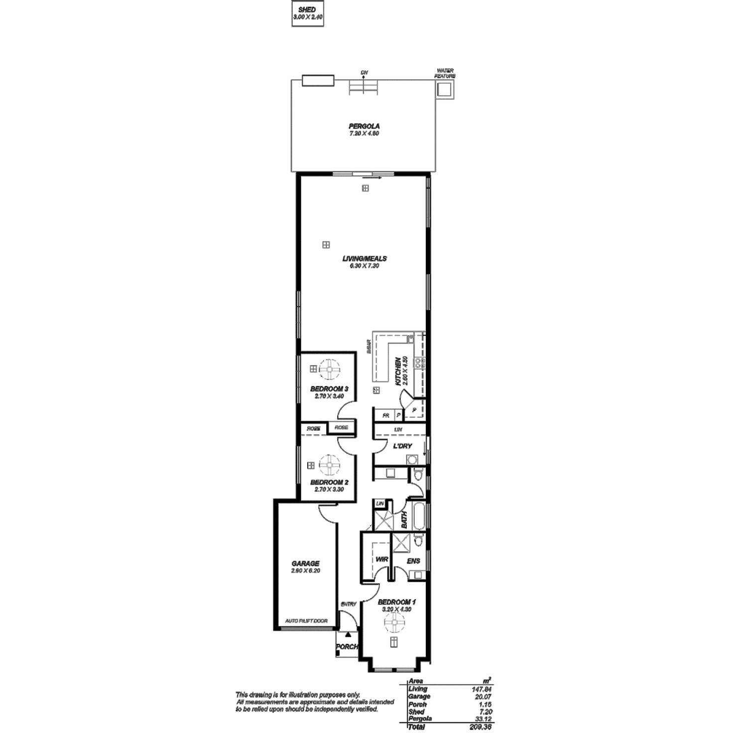 Floorplan of Homely house listing, 6 Matthews Street, Hope Valley SA 5090