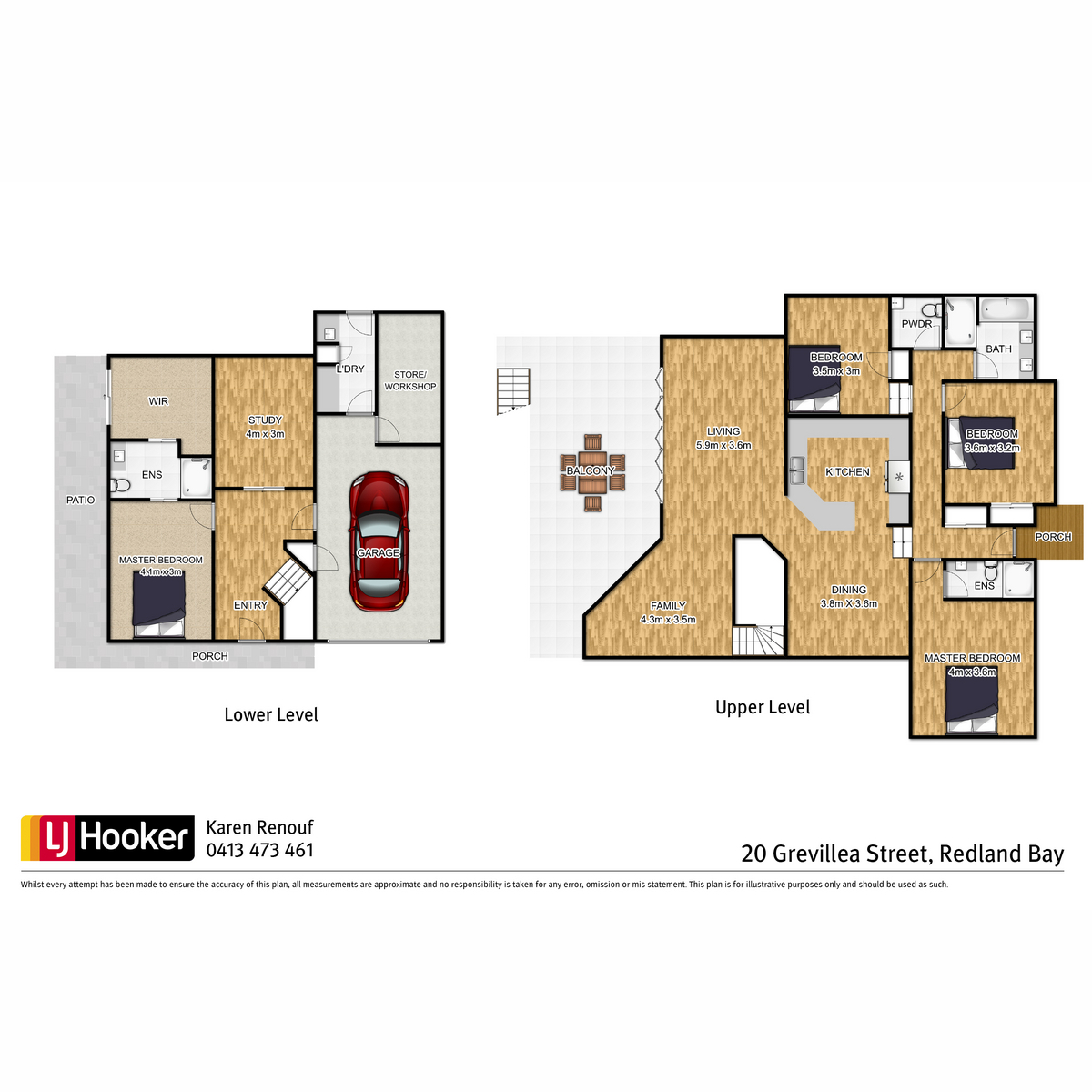 Floorplan of Homely house listing, 20 Grevillea Street, Redland Bay QLD 4165