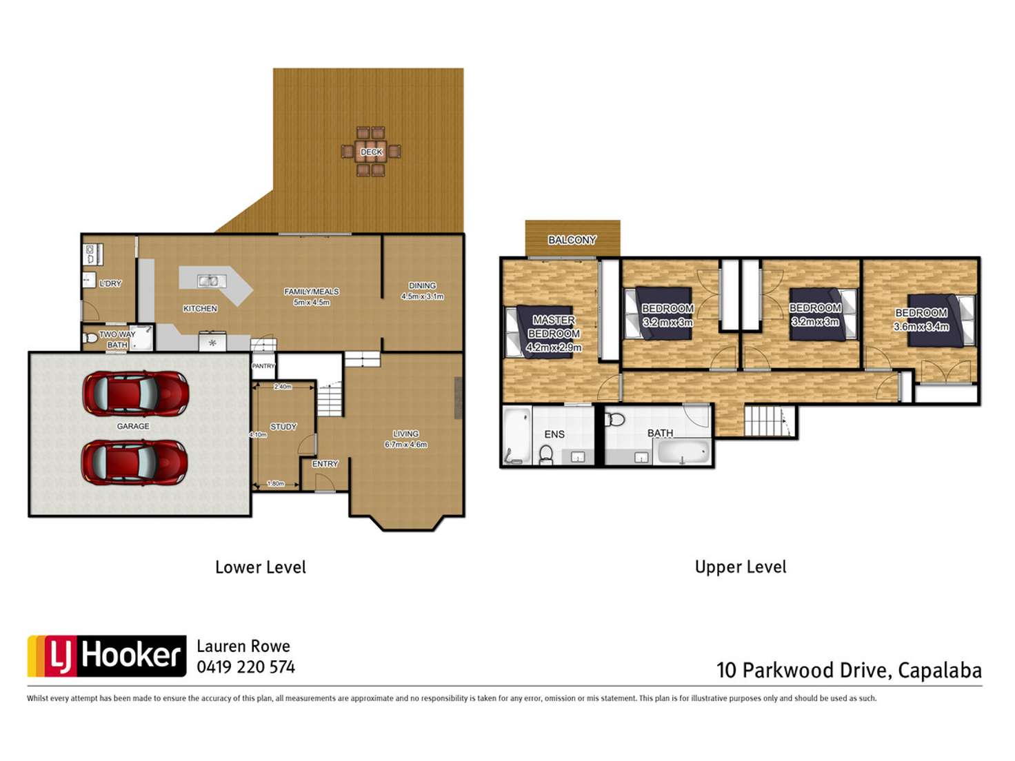 Floorplan of Homely house listing, 10 Parkwood Drive, Capalaba QLD 4157