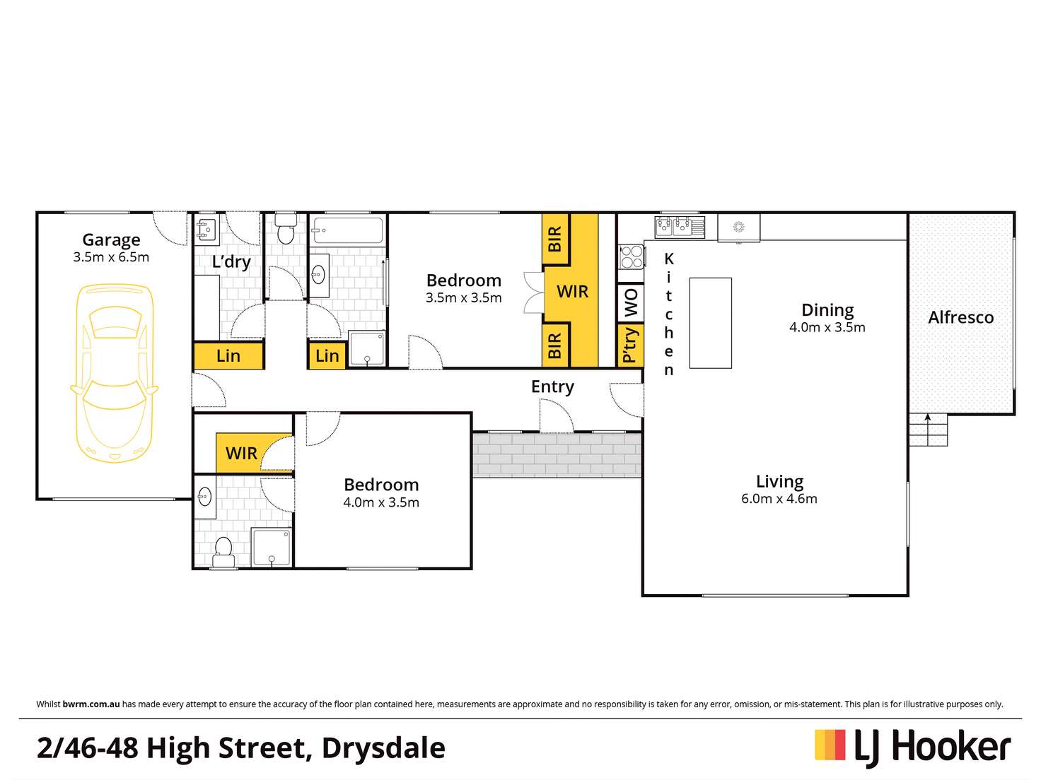 Floorplan of Homely house listing, 2/46-48 High Street, Drysdale VIC 3222
