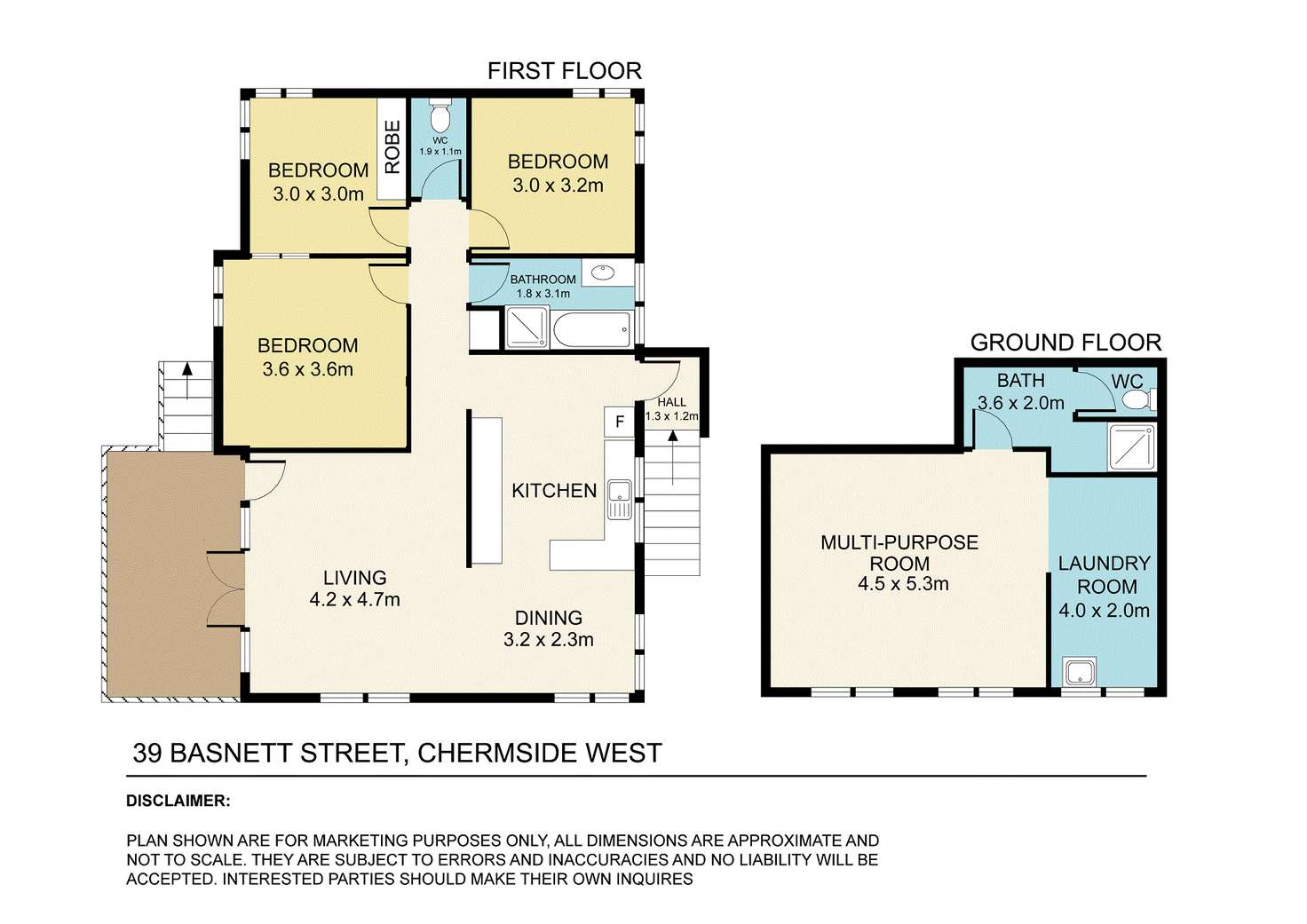 Floorplan of Homely house listing, 39 Basnett Street, Chermside West QLD 4032