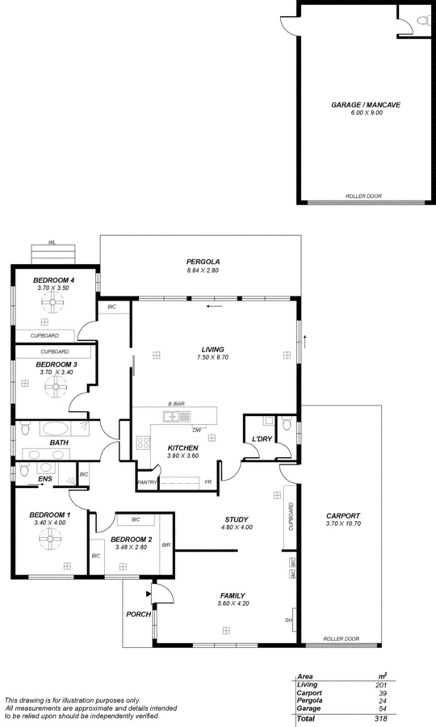 Floorplan of Homely house listing, 17 Stanley Street, Tranmere SA 5073