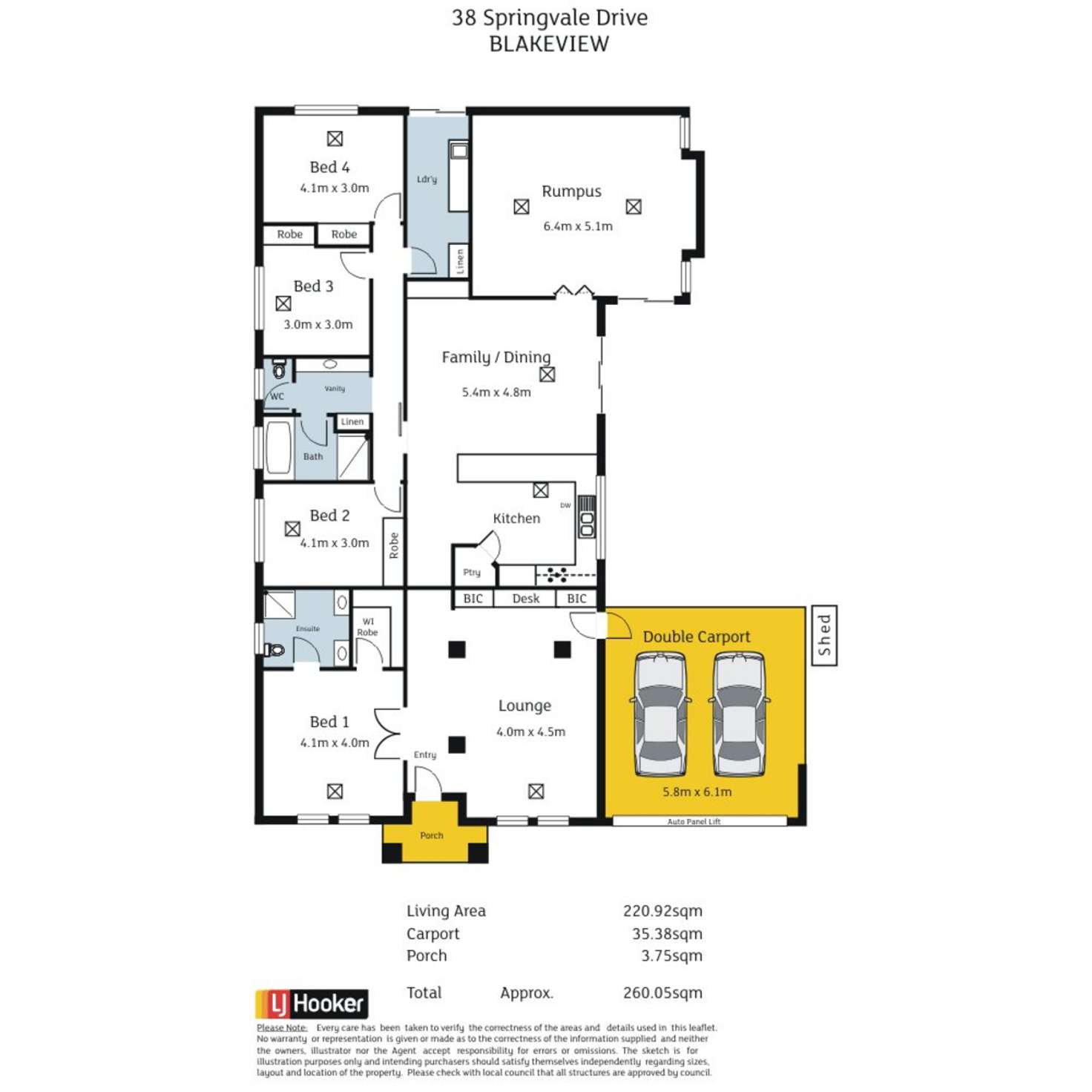 Floorplan of Homely house listing, 38 Springvale Drive, Blakeview SA 5114