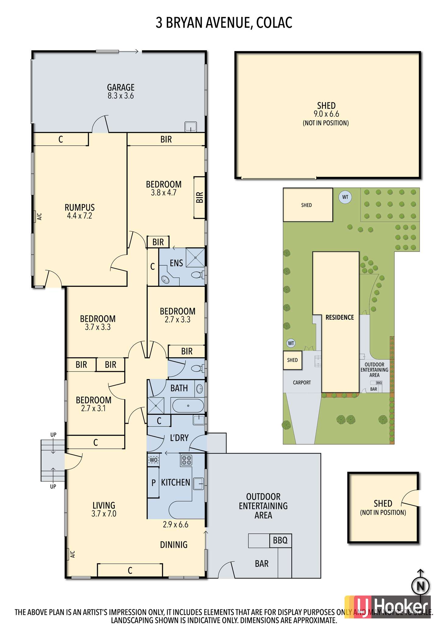 Floorplan of Homely house listing, 3 Bryan Ave, Colac VIC 3250