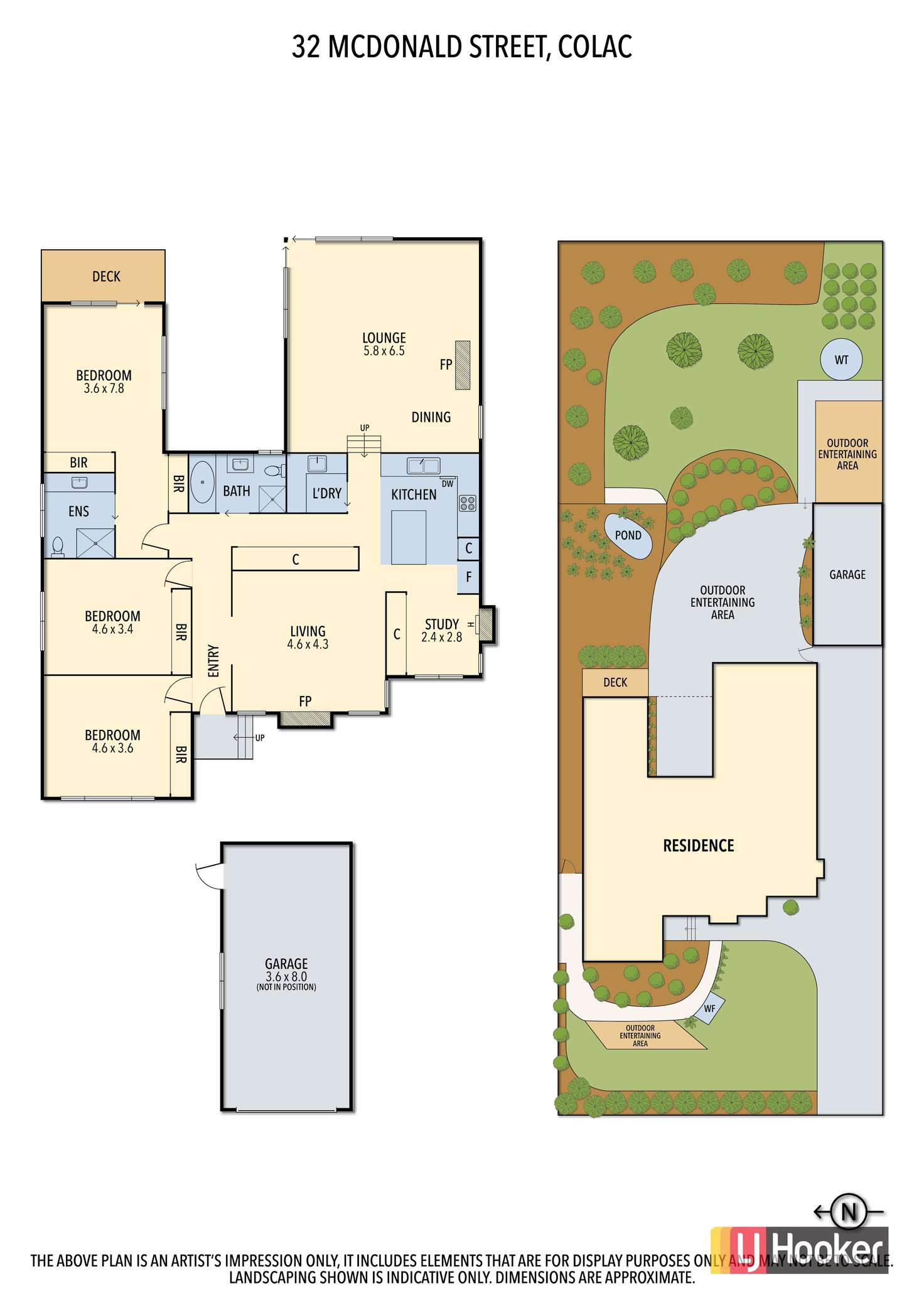 Floorplan of Homely house listing, 32 McDonald Street, Colac VIC 3250