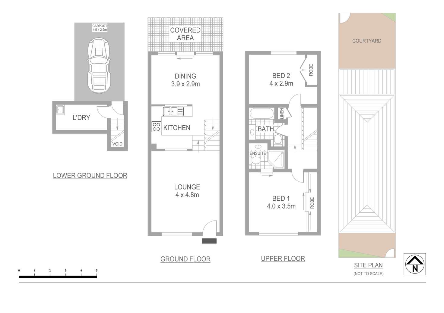 Floorplan of Homely townhouse listing, 9/3-5 Concord Avenue, Concord West NSW 2138