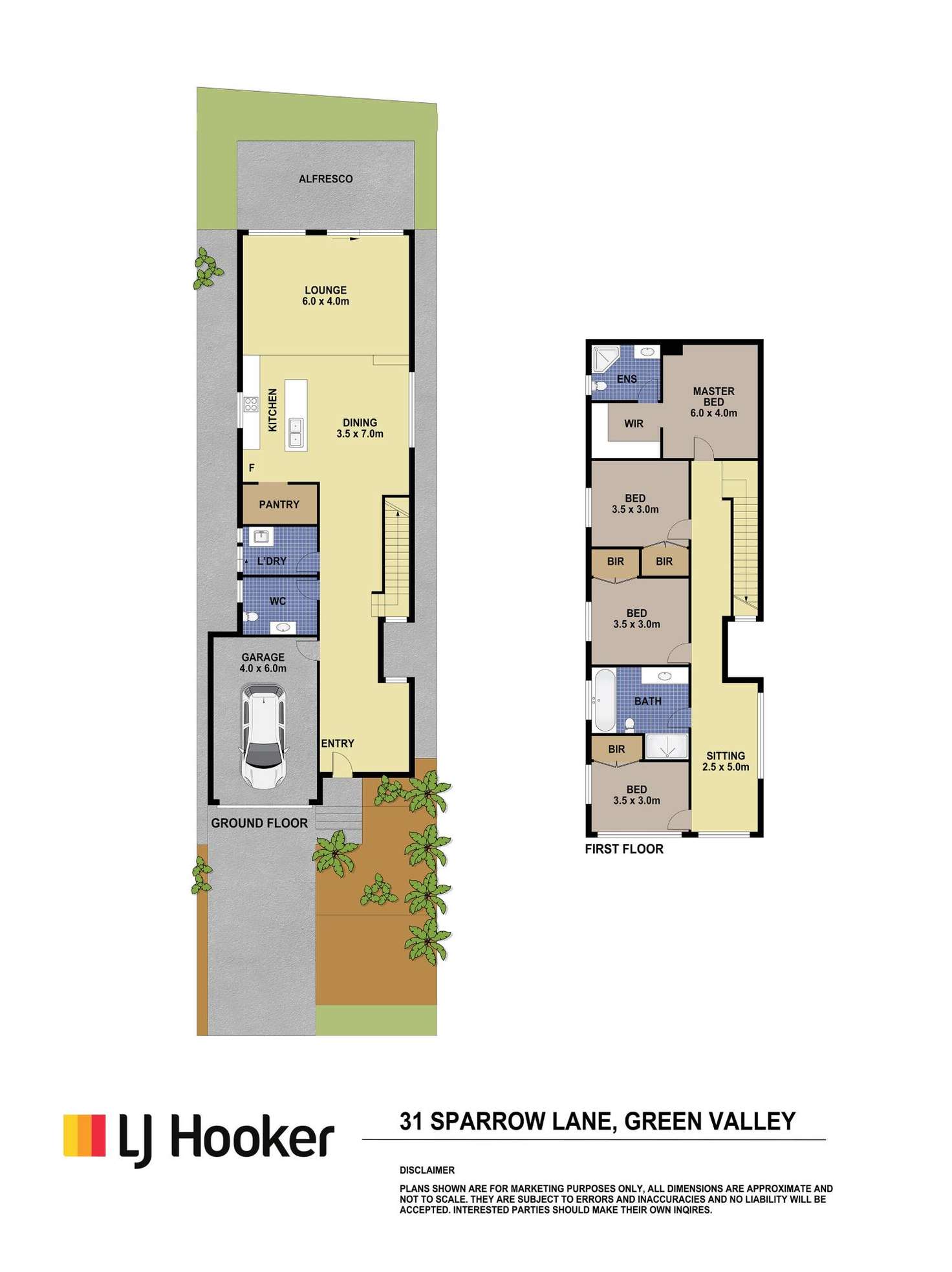 Floorplan of Homely house listing, 31 Sparrow Lane, Green Valley NSW 2168