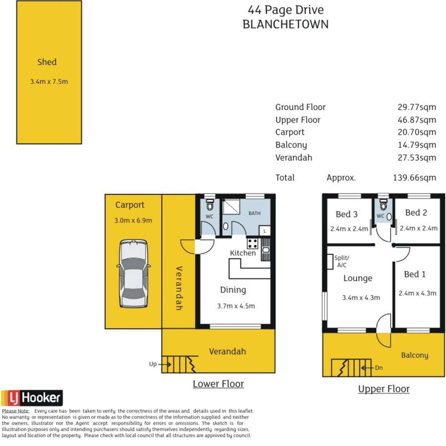 Floorplan of Homely house listing, 44 Page Drive, Blanchetown SA 5357