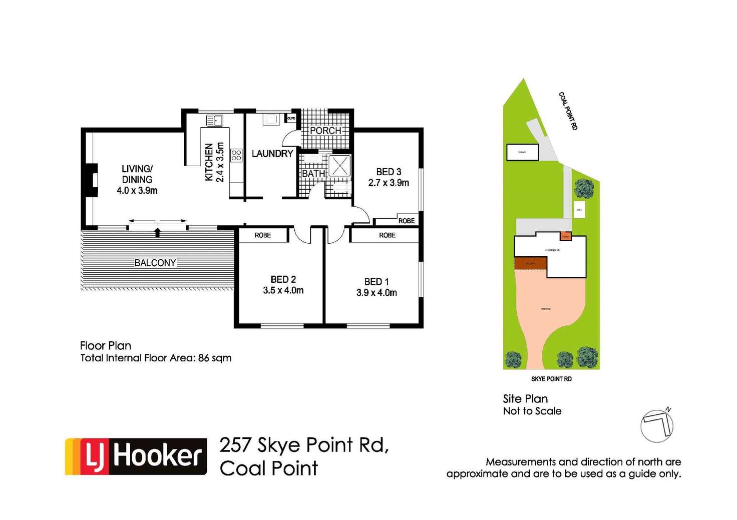 Floorplan of Homely house listing, 257 Skye Point Road, Coal Point NSW 2283
