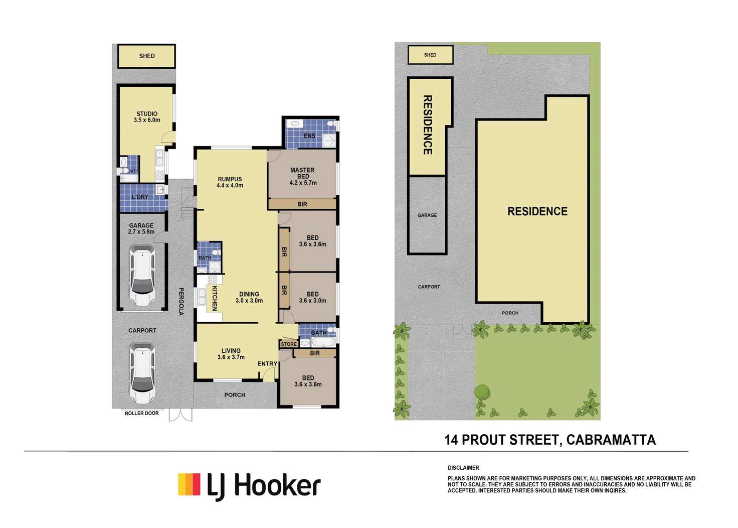 Floorplan of Homely house listing, 14 Prout Street, Cabramatta NSW 2166