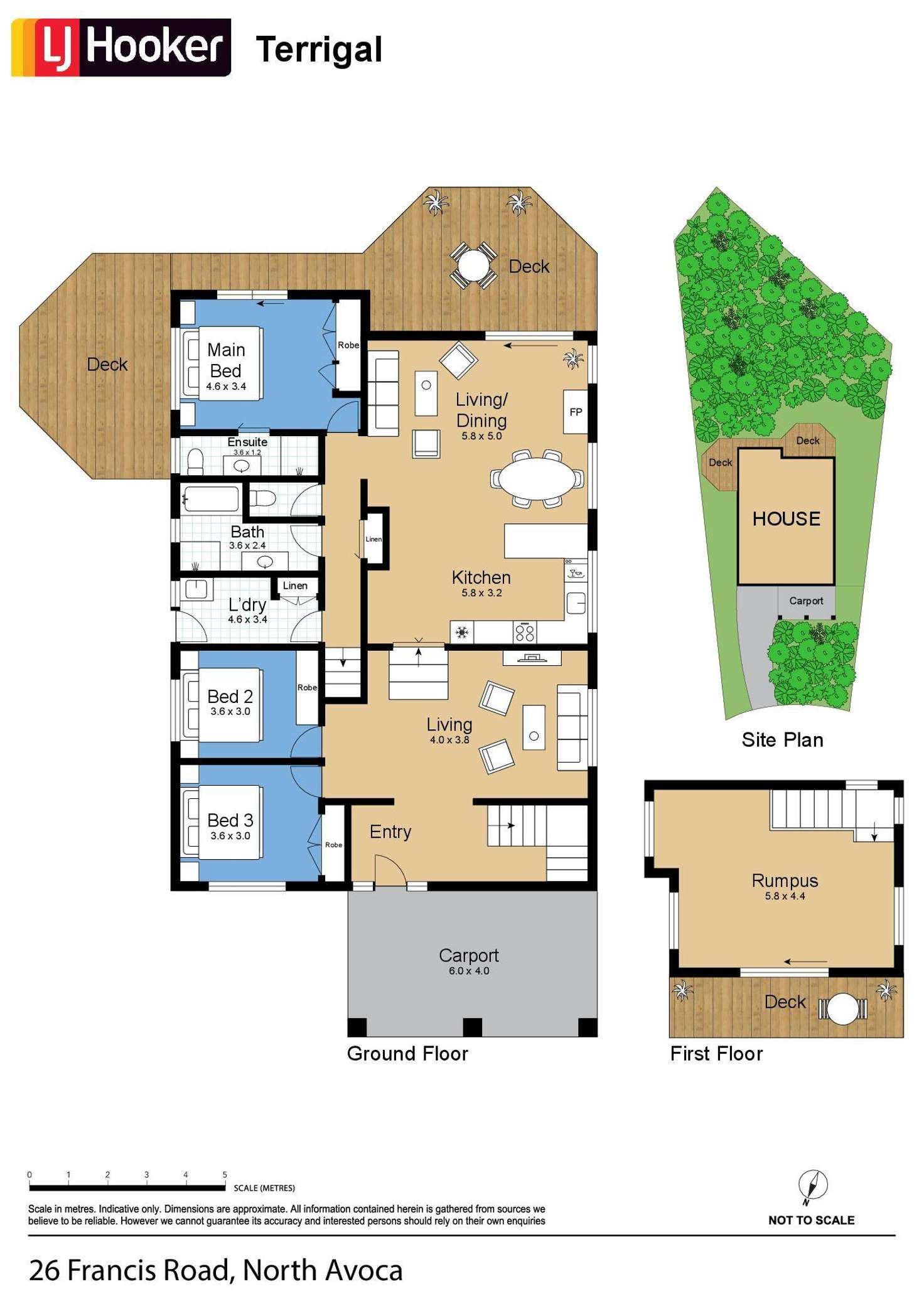 Floorplan of Homely house listing, 26 Francis Road, North Avoca NSW 2260