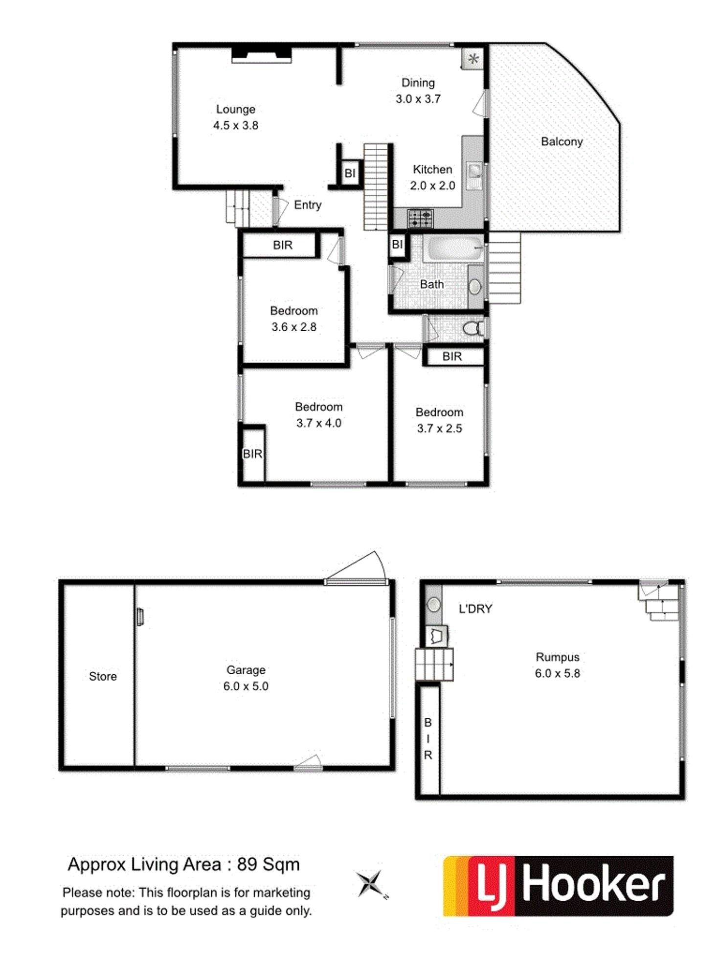 Floorplan of Homely house listing, 45 Cleburne Street, Claremont TAS 7011